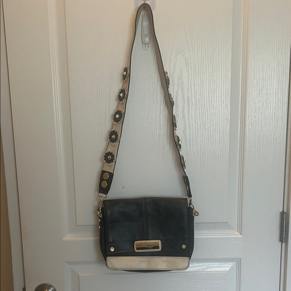 Stylish Black and Cream Women's Bag